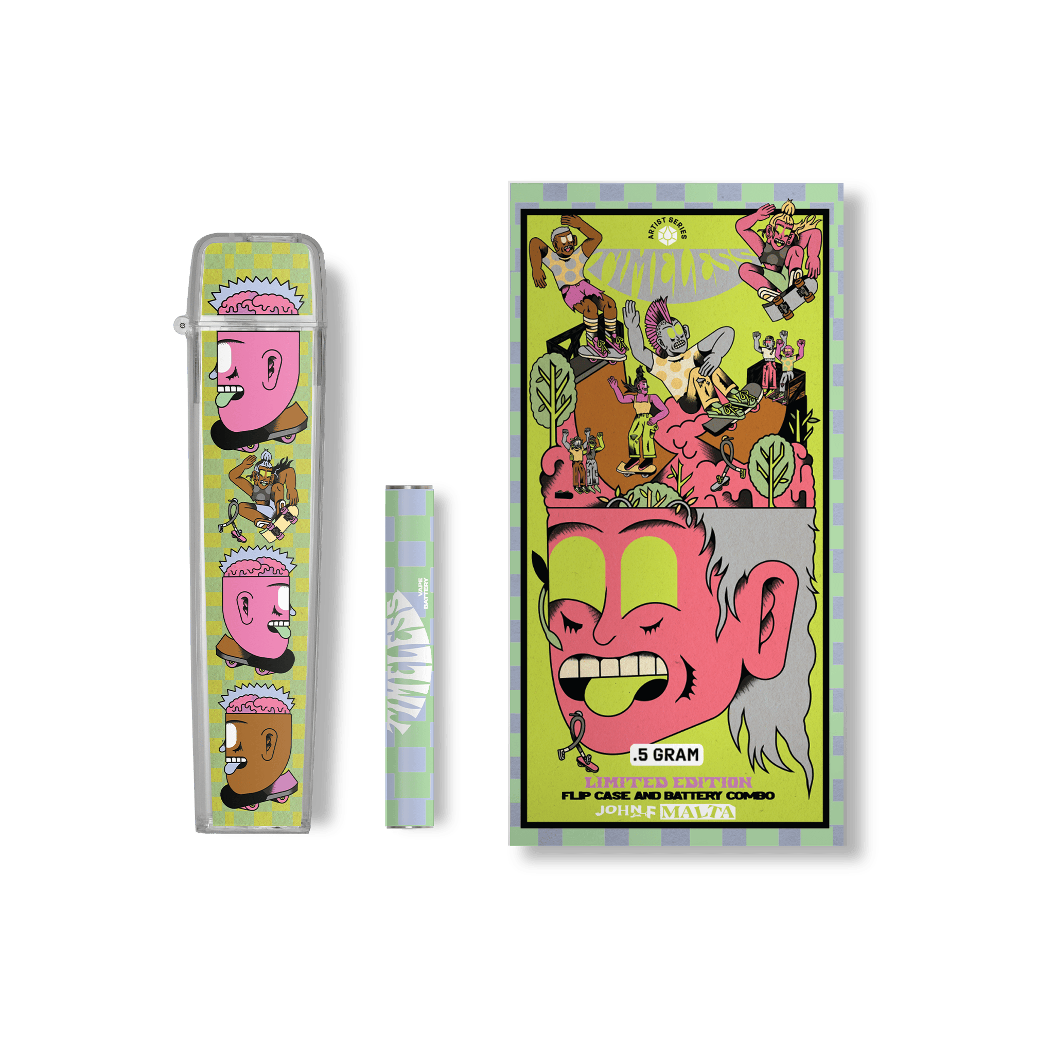 Timeless Vapes: Shred For The Cure 2025 Flip Case Combo