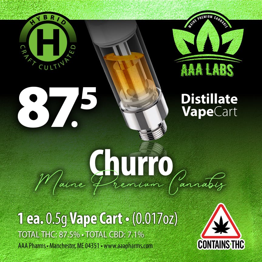 Churro Distillate Vape Cart