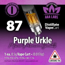 Purple Urkle - Distillate Vape Cart 0.5g