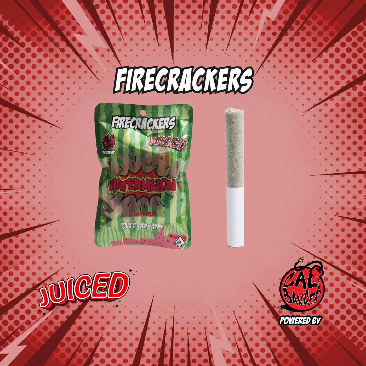 Juiced Infused Pre Roll Watermelon