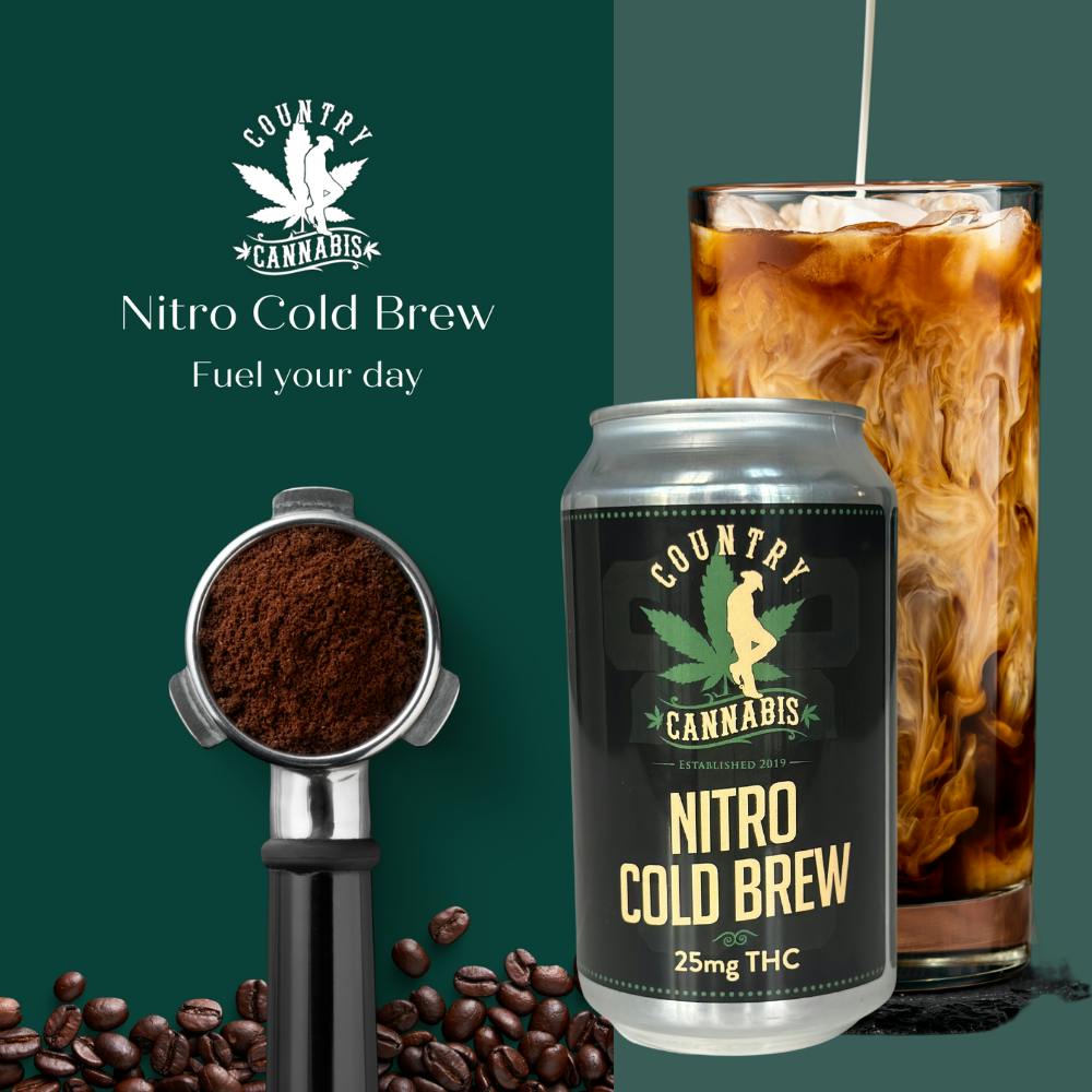 Nitro Cold Brew | Coffee Drink Beverage | 25 MG | 12oz