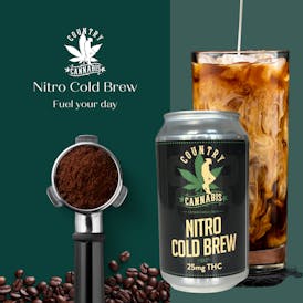 Nitro Cold Brew | Coffee Drink Beverage | 25 MG | 12oz