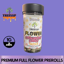 Treesap 14pk non-infused pre-rolls - Strawberry Cough - Sativa - 14g
