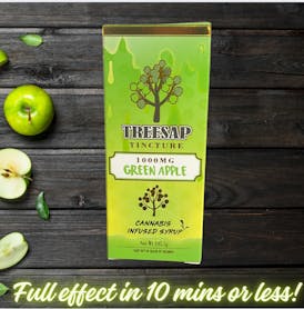 Treesap Green Apple Syrup 2oz - 1000mg