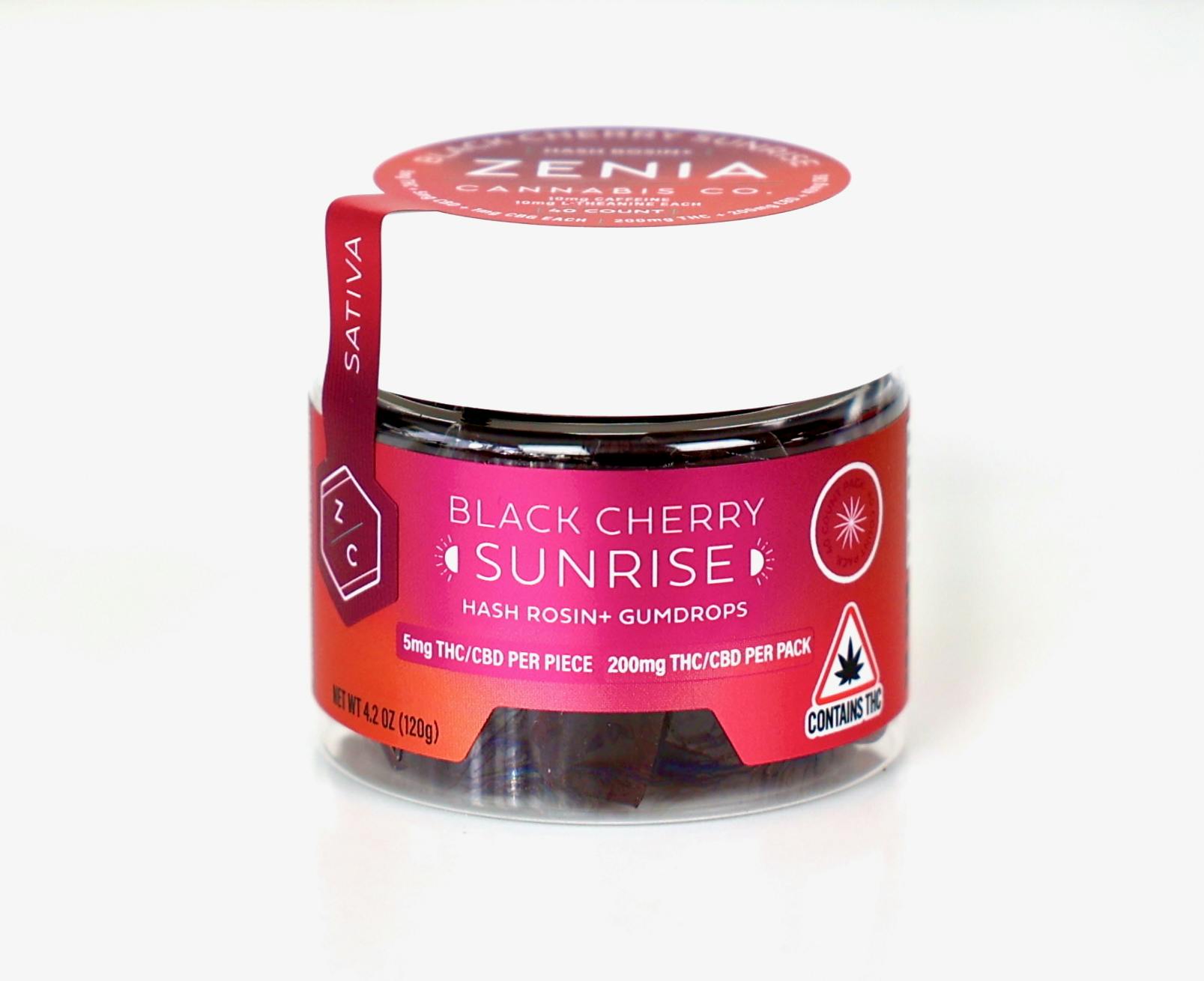 Black Cherry Sunrise - THC+CBD+CBG - 200mg:200mg:80mg - Zenia