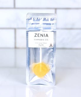 Lemon Ginger Full Spectrum Lollipop - 25mg