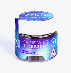 Mainen Wild Blueberry Full Spectrum 1:1 Gumdrops - 50mg:50mg