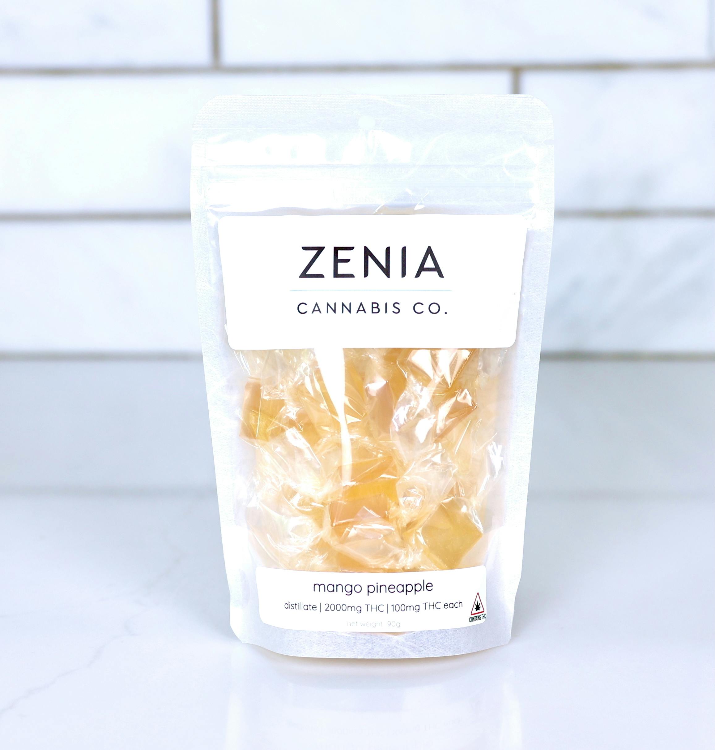 Mango Pineapple Hard Candy - 2000mg by Zenia Cannabis Co