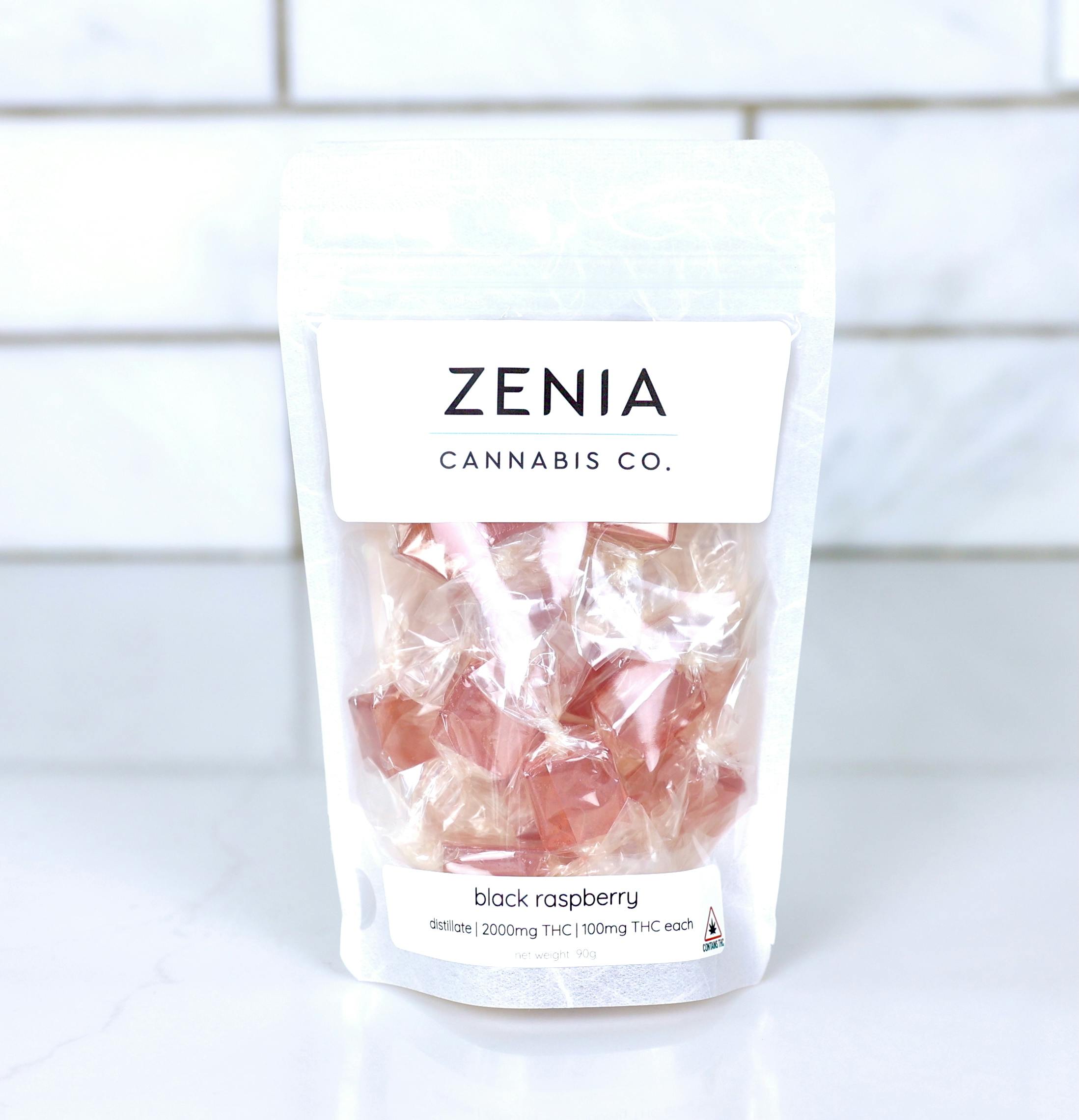 Black Raspberry Hard Candy - 2000mg by Zenia Cannabis Co