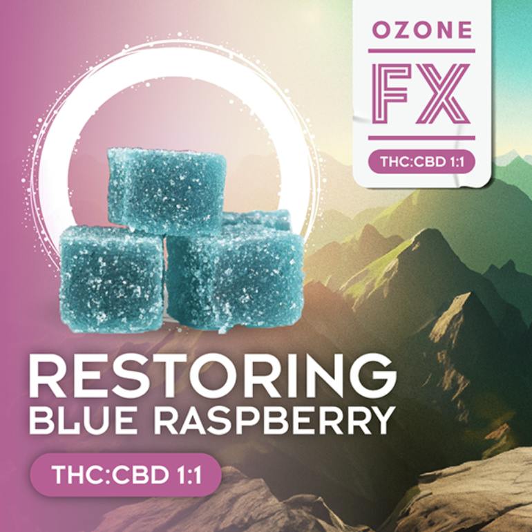 Ozone FX | Restoring Blue Raspberry | Gummies | 10pk - Ozone