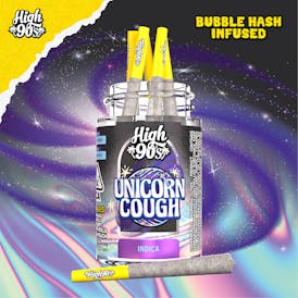 Unicorn Cough - 0.5g High Fives Bubble Hash Infused Pre-Rolls 5 Pack