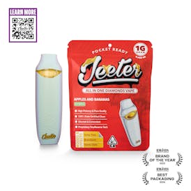 Jeeter All In One Diamonds Vape - Apples And Bananas