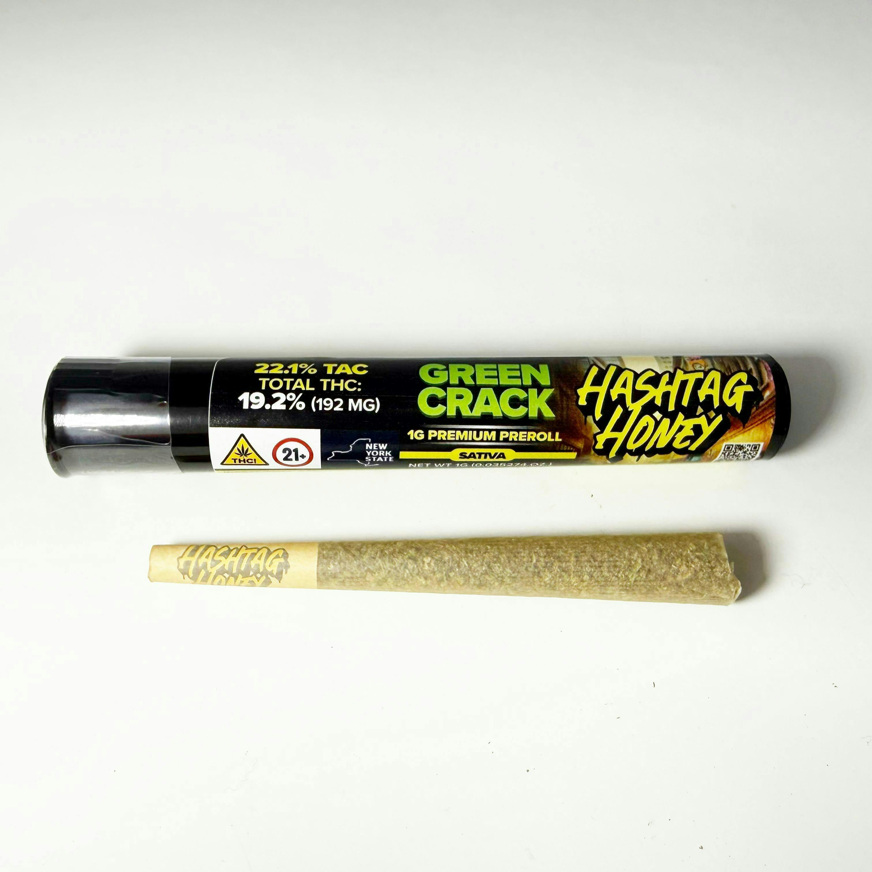 Hashtag Honey | Green Crack | Joint | 1g
