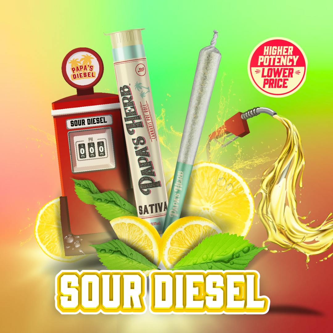 Sour Diesel (1g) Preroll