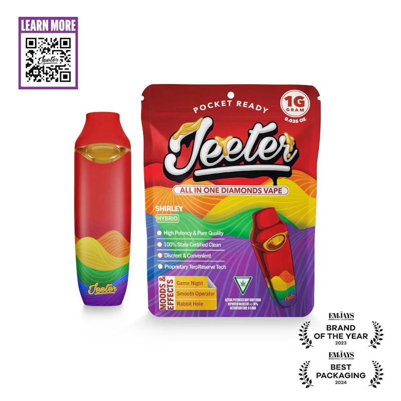 Jeeter Shirley · Diamonds Disposable · 1g, Disposables
