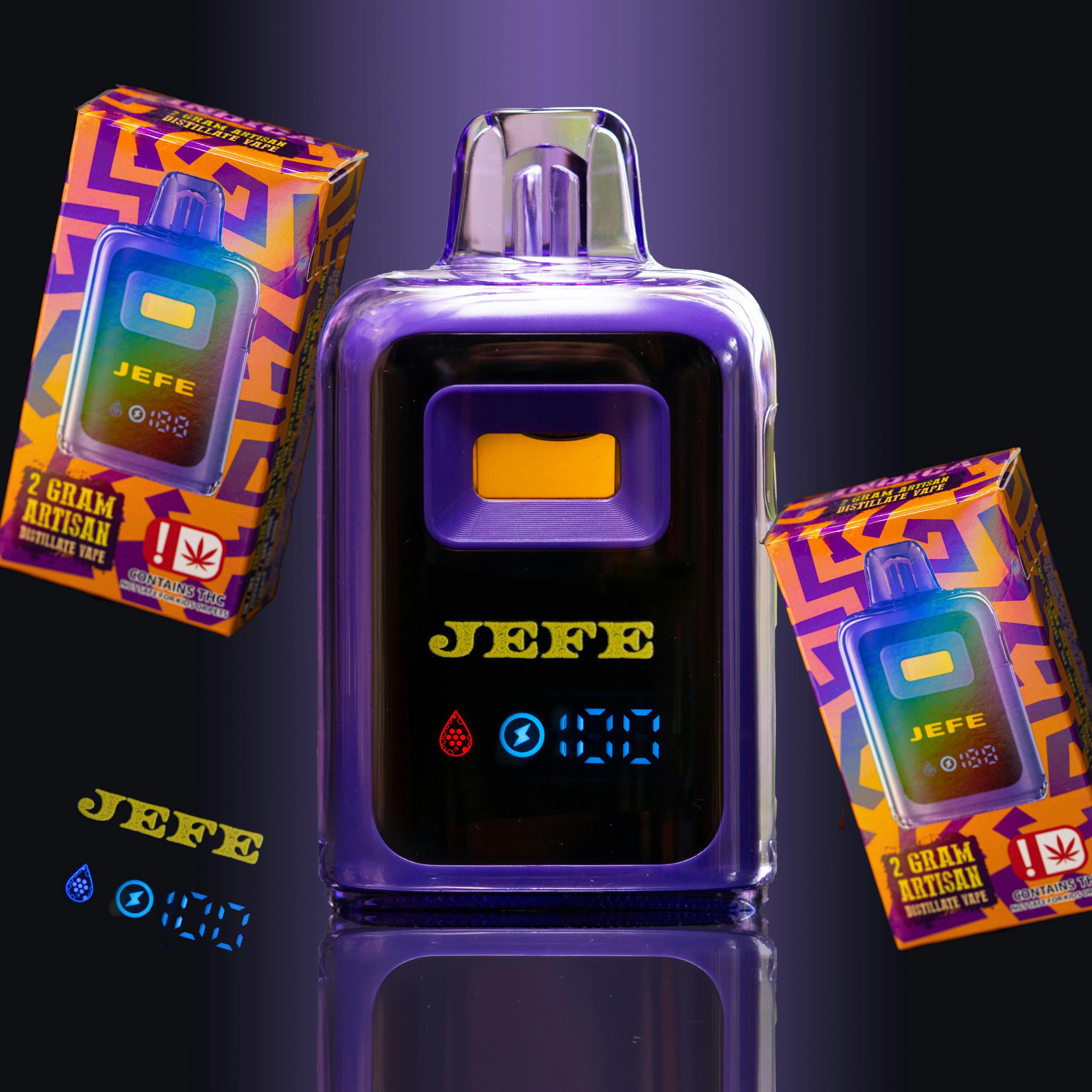 JEFE 2G Distillate All-in-One Disposable - Banana Bonanza (Indica)