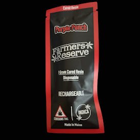 1 gram-Purple Punch Cured Resin -Disposable Vape