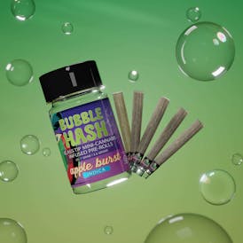 Apple Burst - Bubble Hash Infused Glass Tip Pre Roll Pack 3.5g (5 Pack)