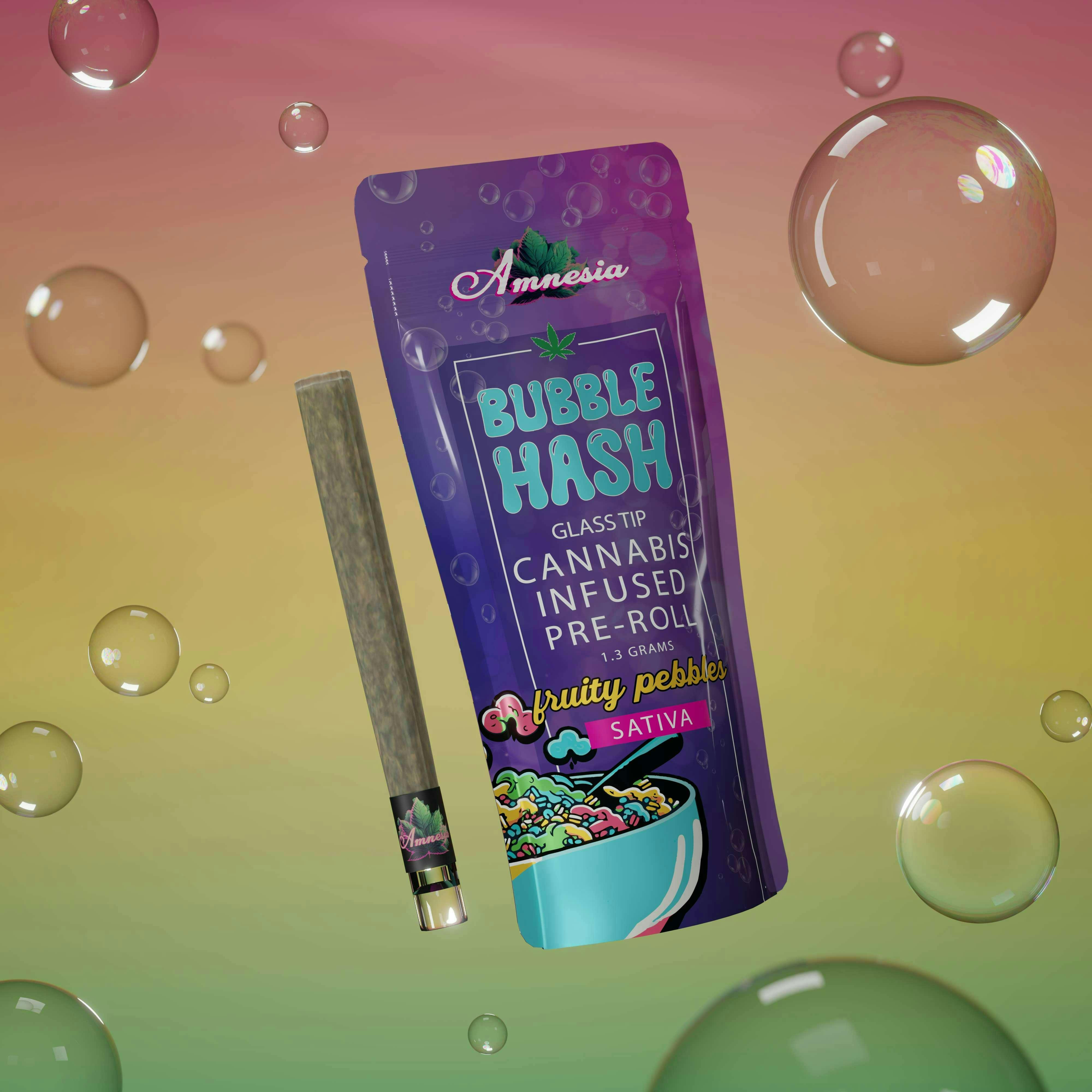 Amnesia MI | Fruity Pebbles | Glass Tip Infused Joint | 1.3g