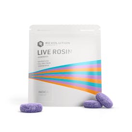 Revolution | Indica Stoned Pear | Live Rosin Gummies | 10pk