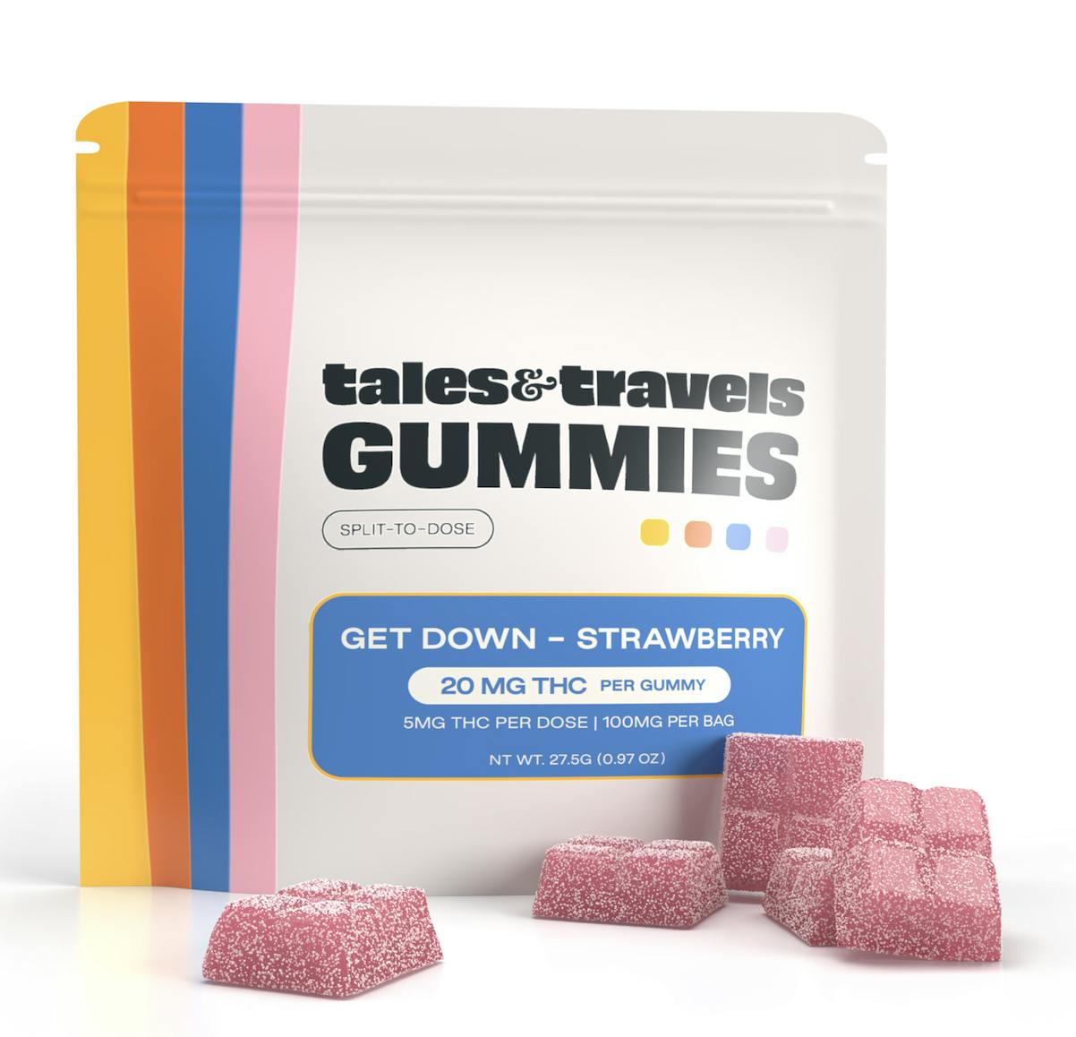 Tales & Travels | Get Down Strawberry | Gummies | 5pk by Revolution Cannabis