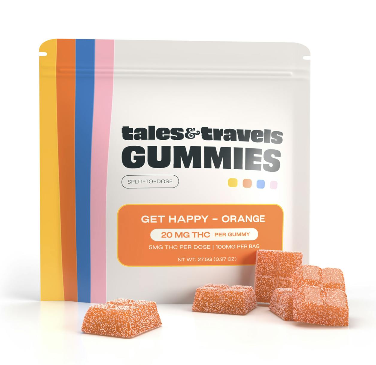 Tales & Travels | Get Happy Orange | Gummies | 5pk by Revolution Cannabis