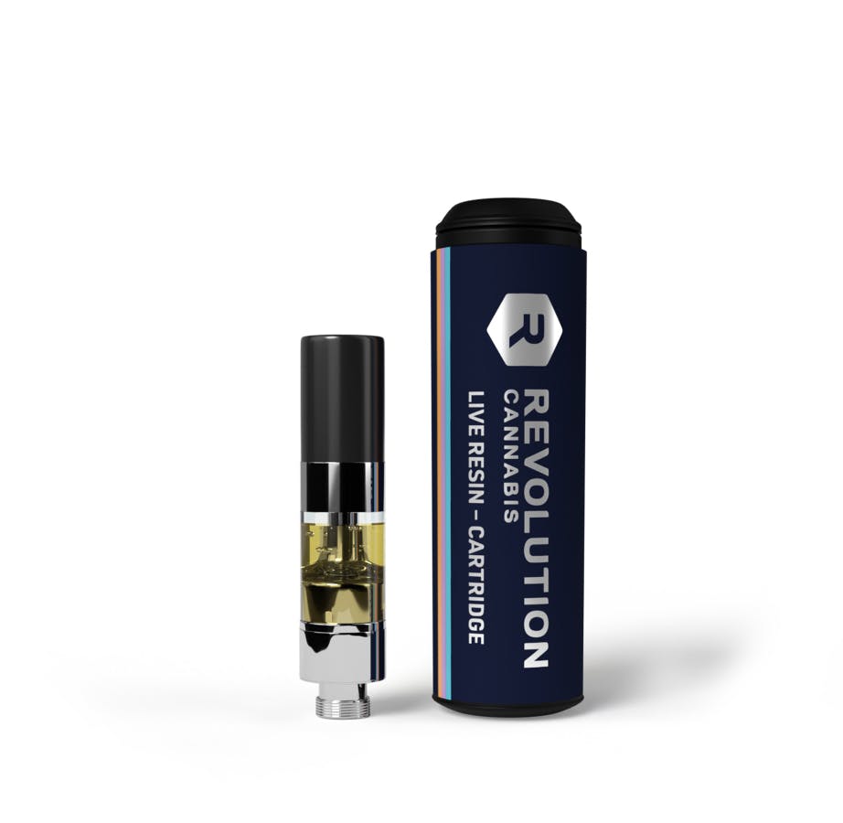 Revolution | Blueberry Clementine | Live Resin Cartridge | .5G by Revolution Cannabis
