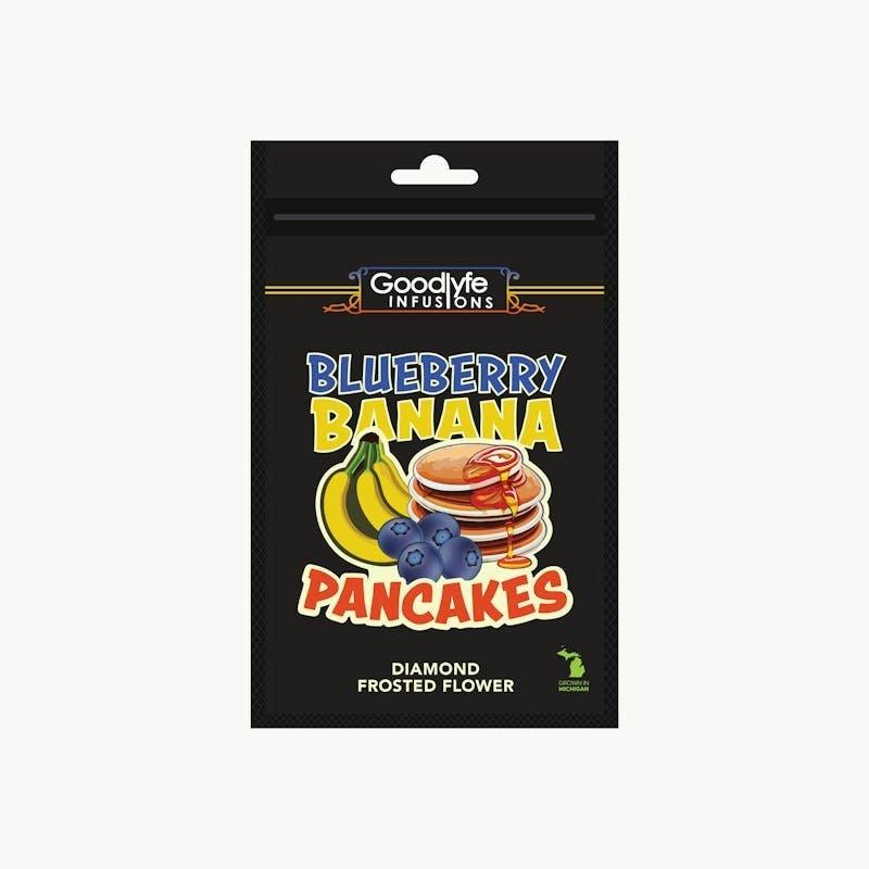 Goodlyfe Farms - Blueberry Banana Pancake Diamond Frosted Flower 3.5g by Goodlyfe Farms
