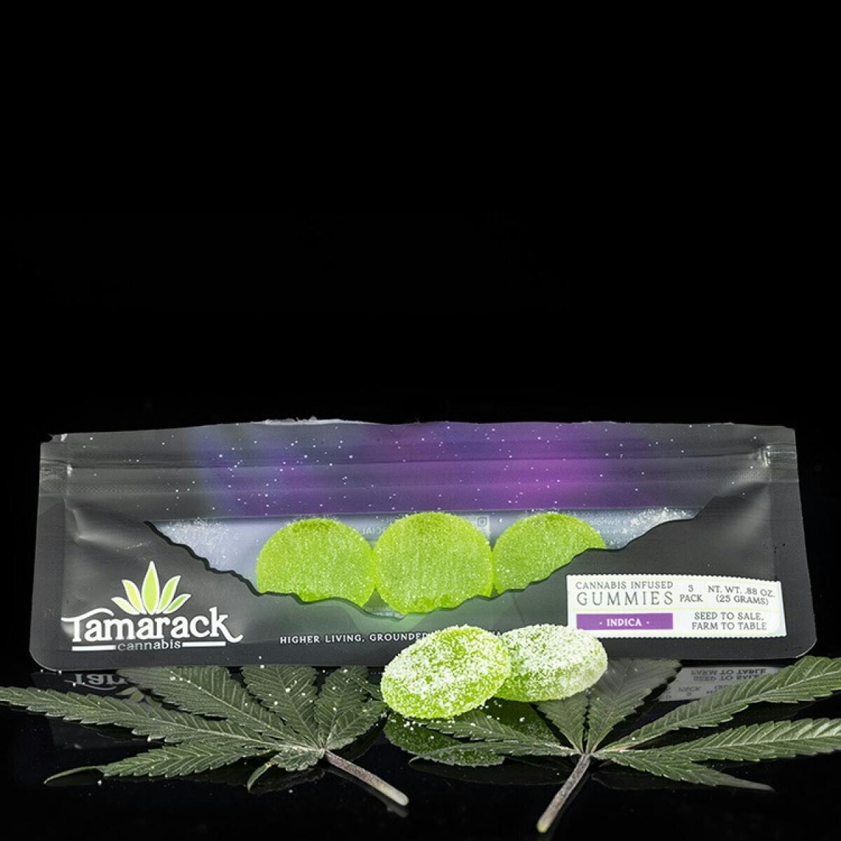 Tamarack | Regular Strength Sour Gummies 5pk - Strawberry Kiwi (Night) at Tamarack Cannabis - Best Dispensary Kalispell