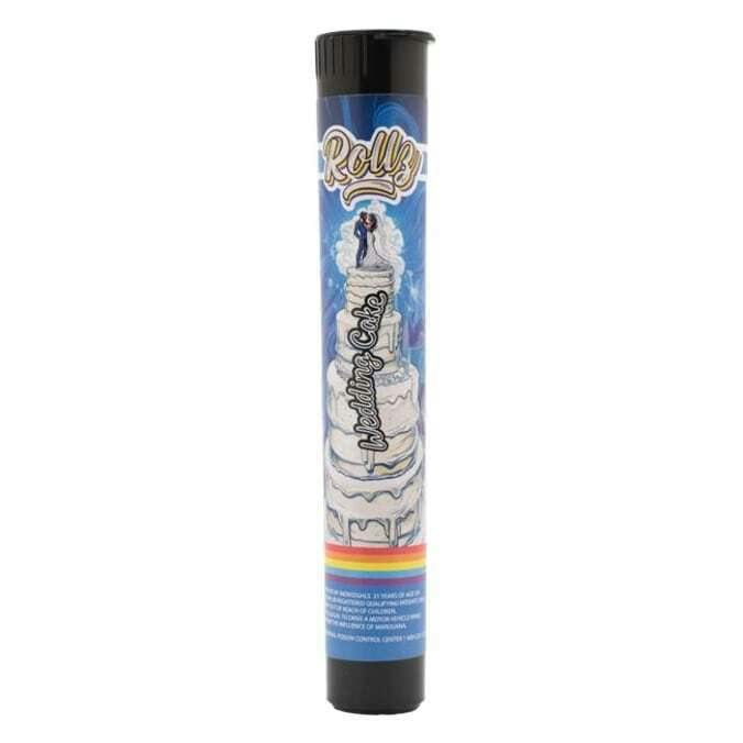 Rollz | 1g Pre-Roll - Wedding Cake at Dealz Cannabis Collective