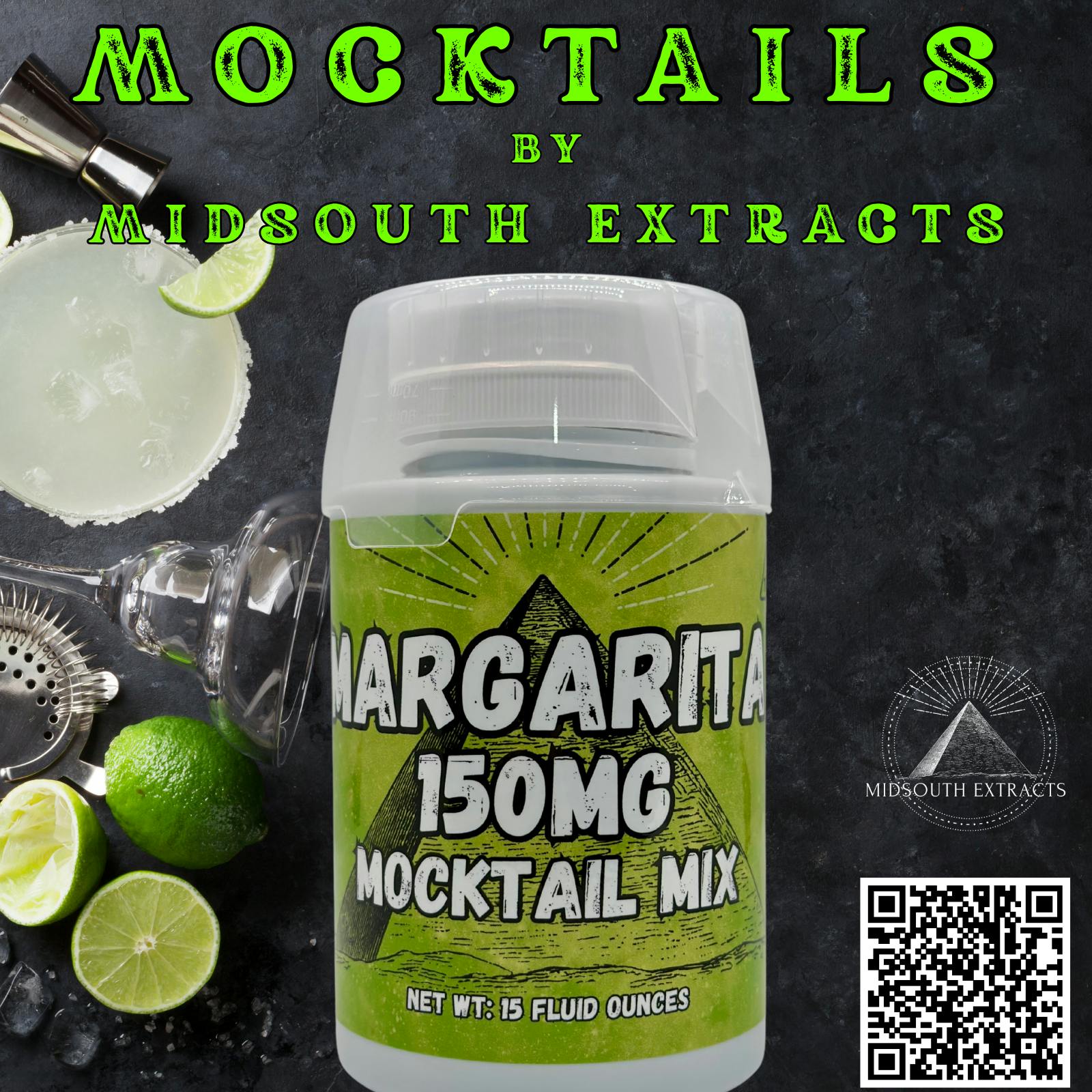 Mocktail Mix - 150mg - Margarita - MidSouth Extracts