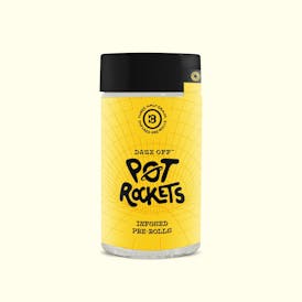Dry Heat Rising Infused Pre Roll Pack (Pot Rockets) [3 x .5g]