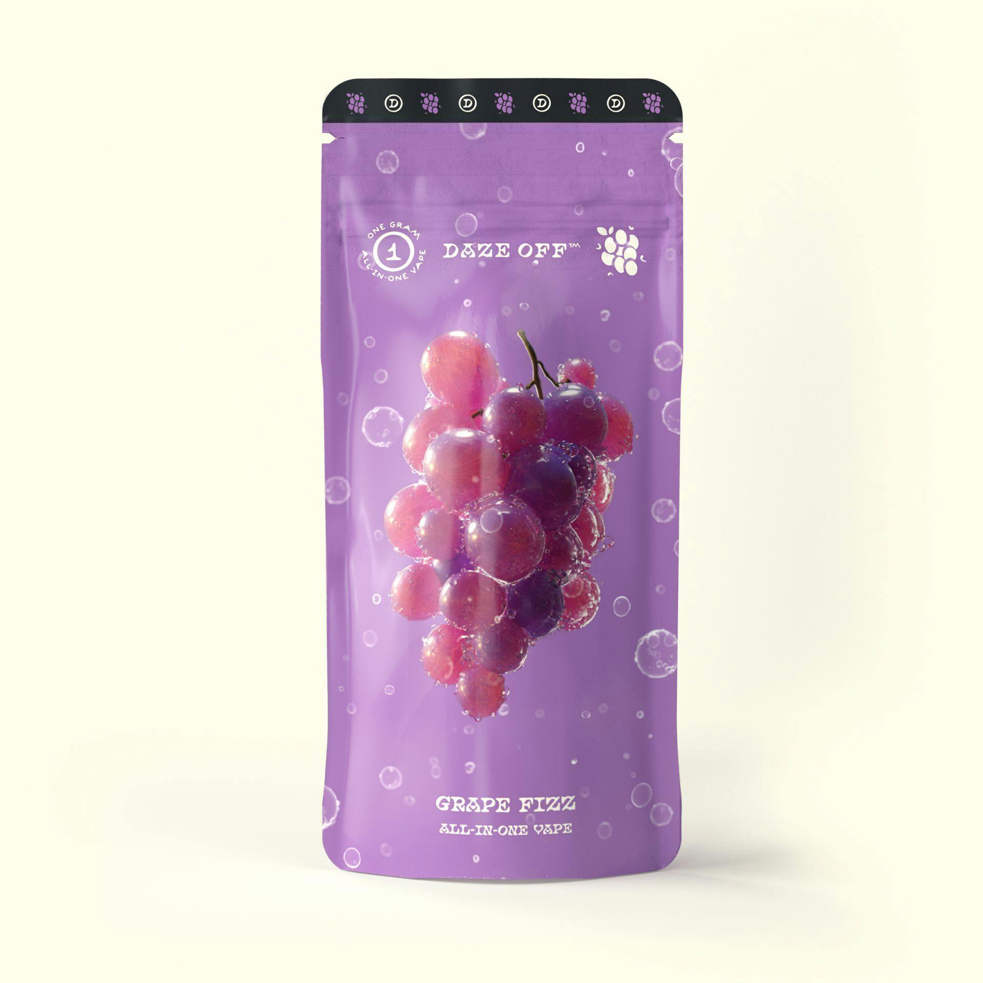Grape Fizz All-in-One Vape [1g] by Daze Off