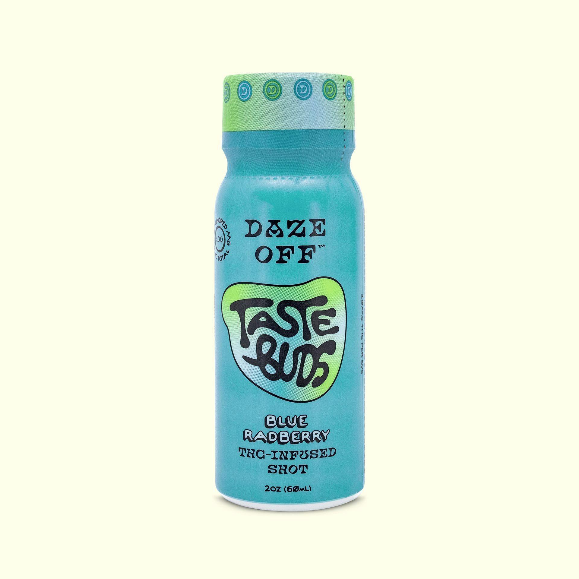 Taste Buds Shots Blue Radberry THC Infused Shots [2oz]