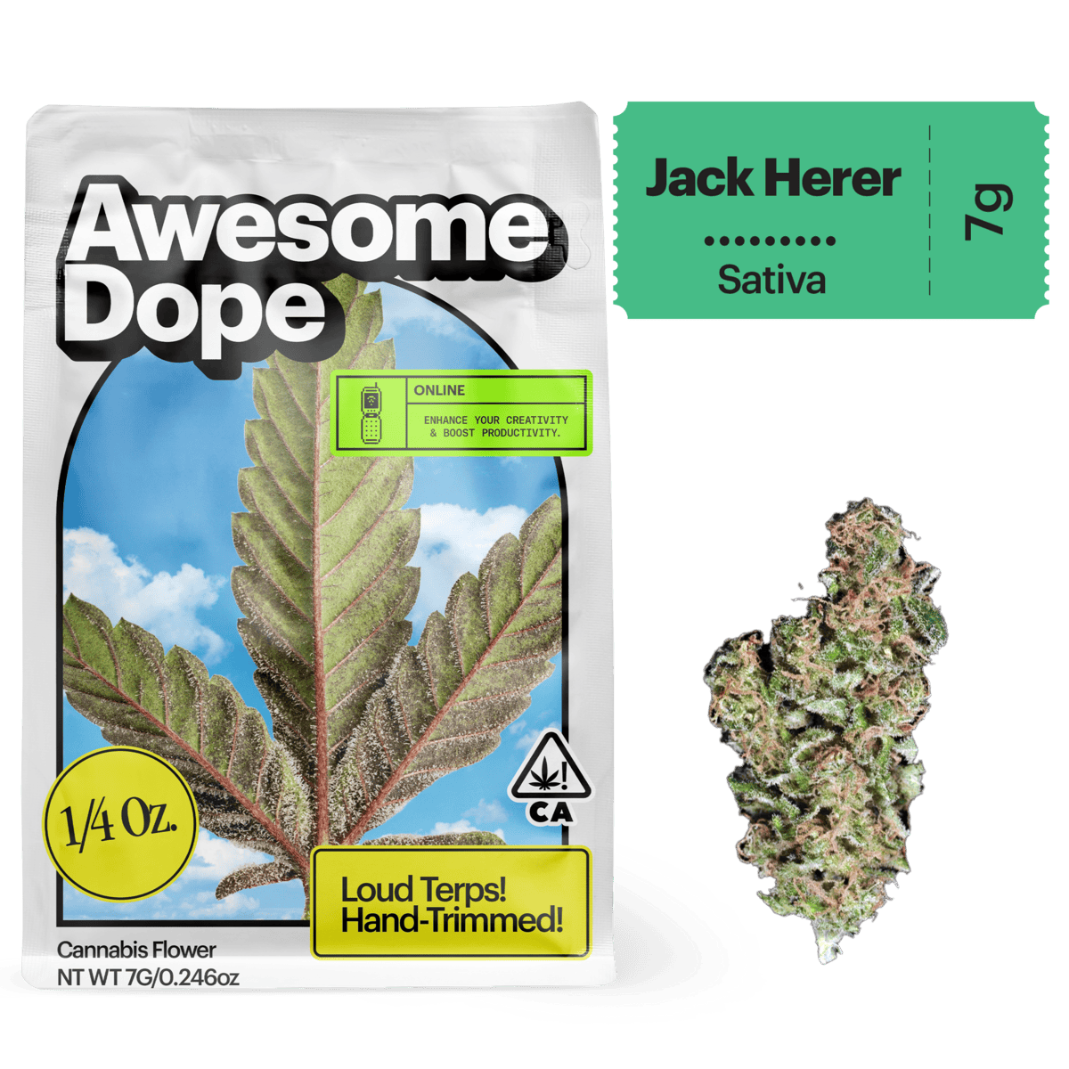 Awesome Dope | Jack Herer | Big Buds | 7g by Awesome Dope