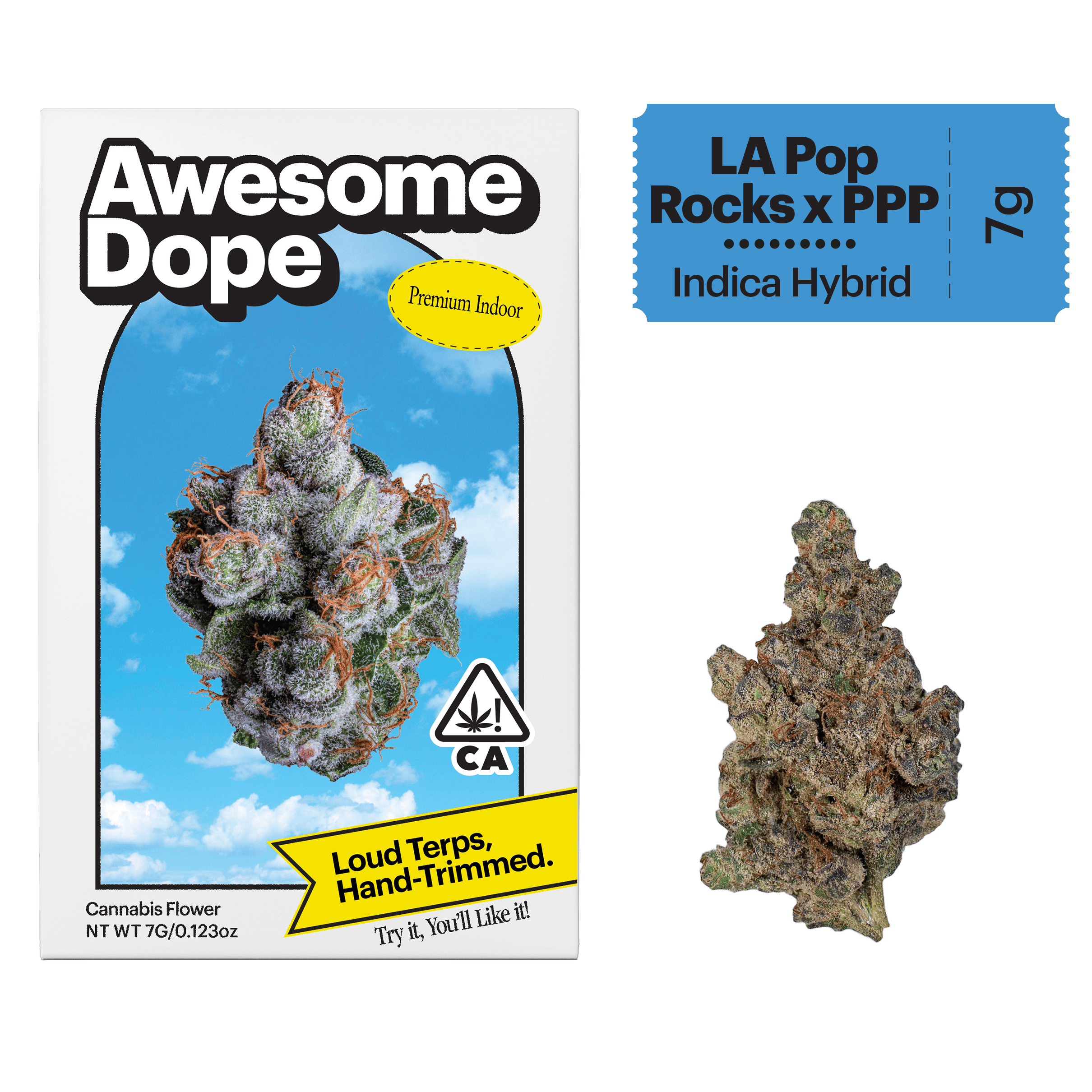 LA Pop Rocks x PPP | Premium Indoor Big Buds | 7g - Awesome Dope