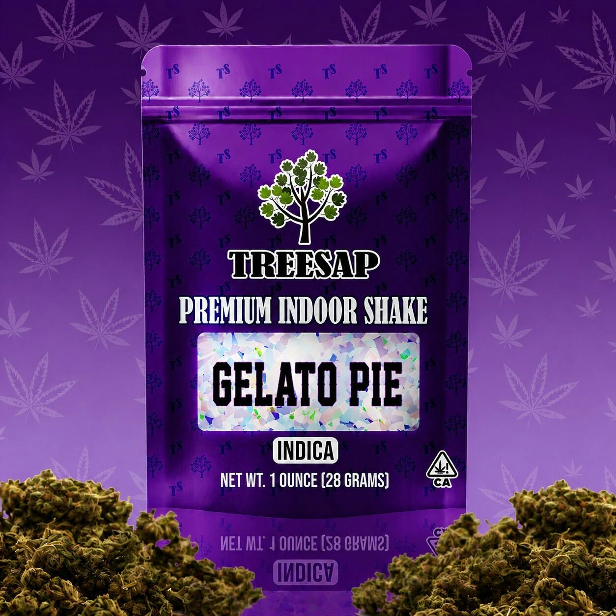 Treesap - Premium Indoor Shake Ounce - Gelato Pie - Indica 28g