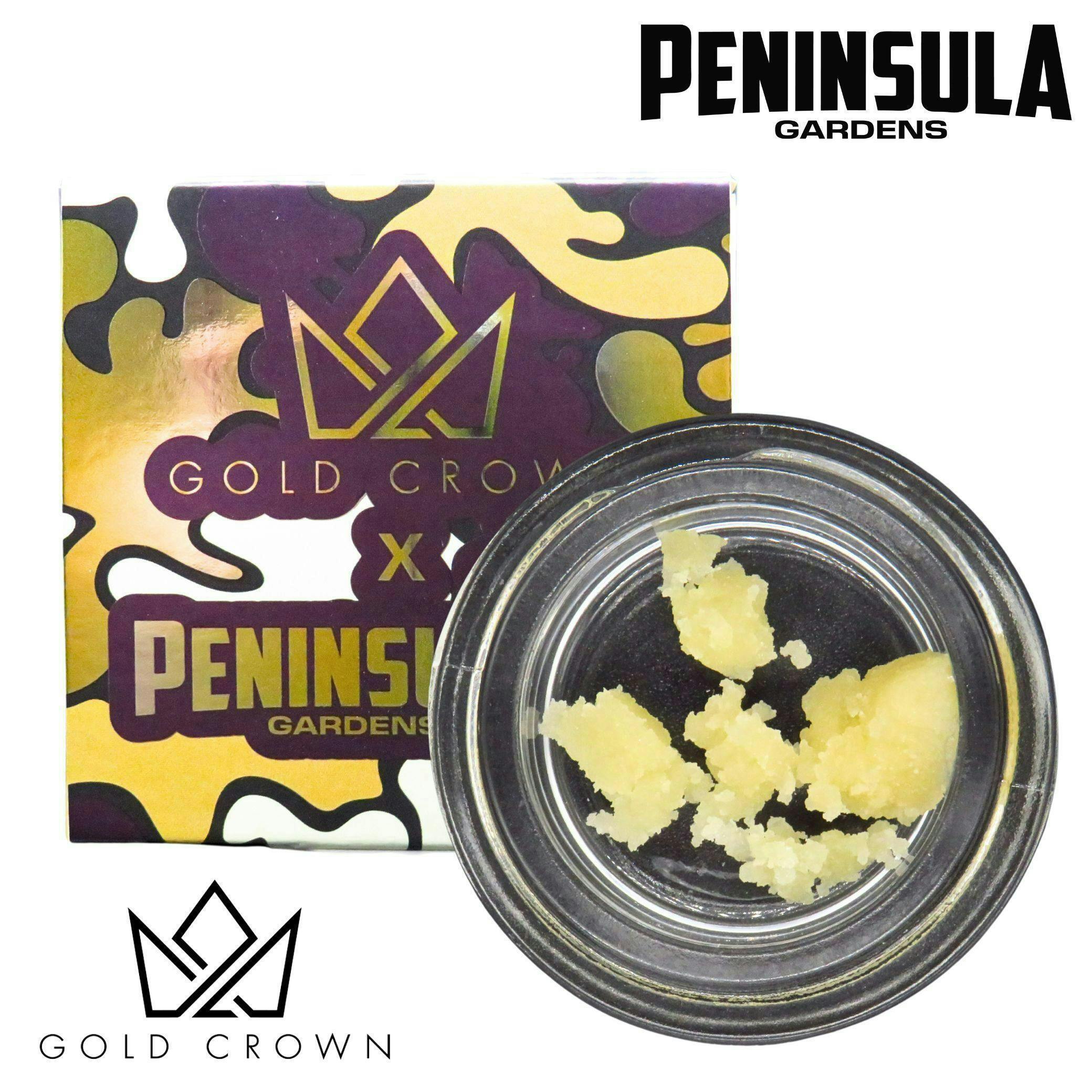 Gold Crown | Electric Peanut Butter Cookies | Badder | 1g