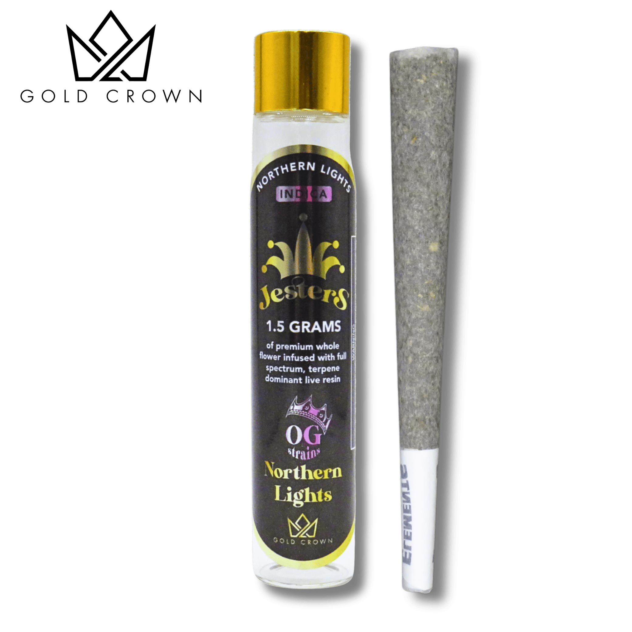 Northern Lights | Jesters Infused Joint | 1.5g by Gold Crown