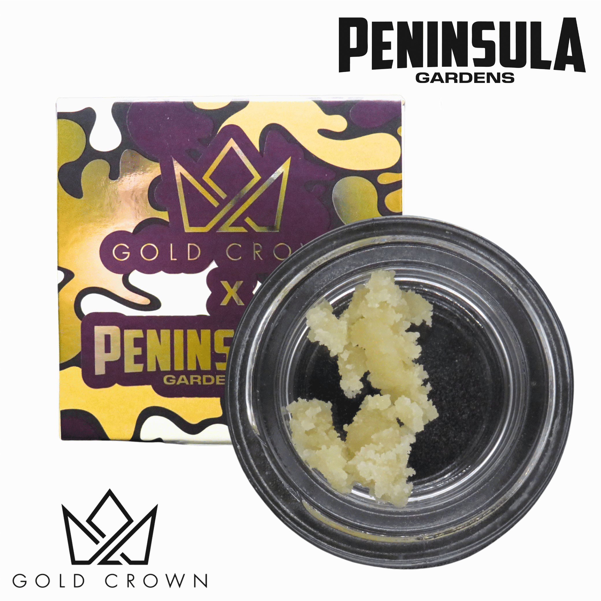 Gold Crown x Peninsula Gardens | Black Maple | Sugar | 1g by Gold Crown