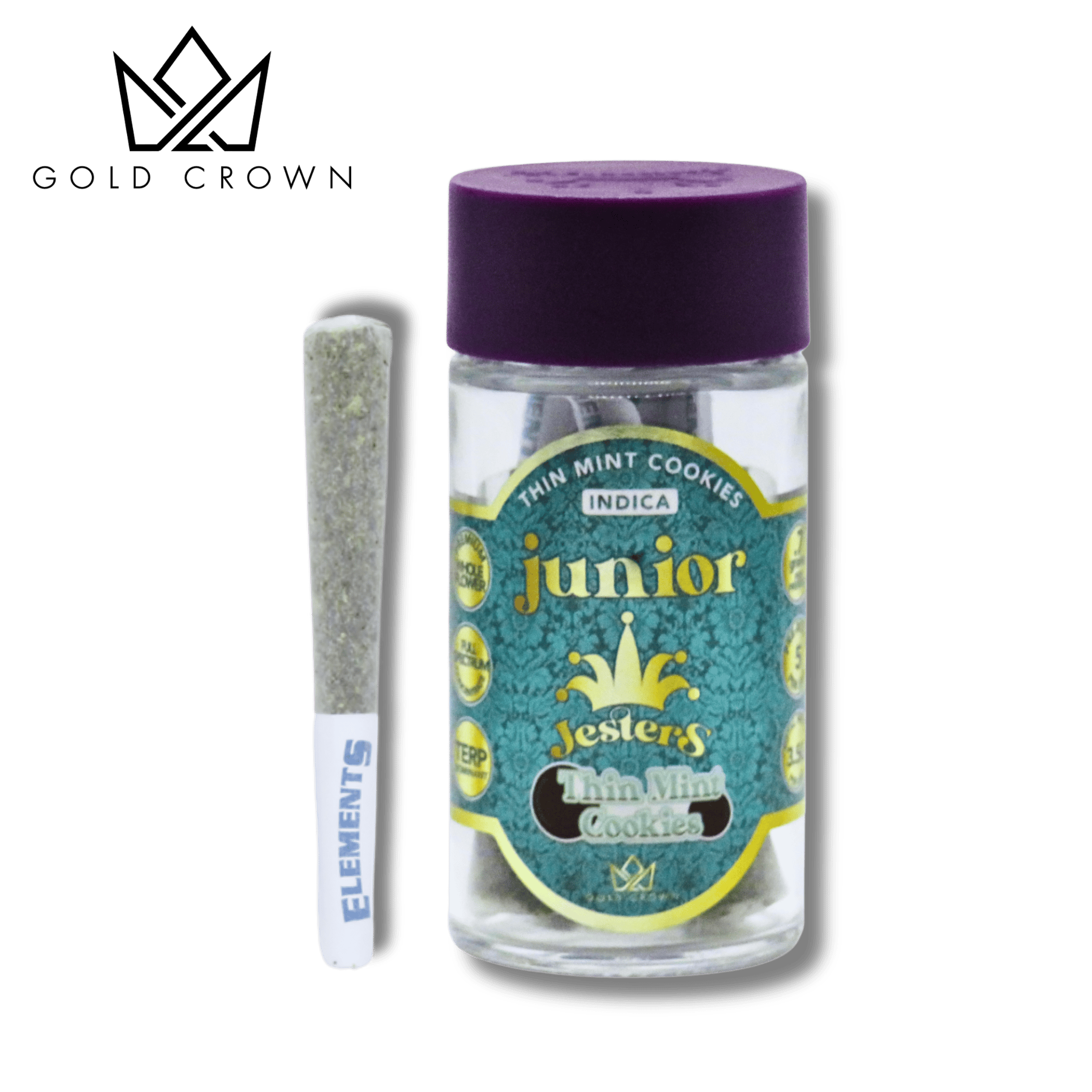 Royal Junior Jesters | Thin Mint Cookies | Infused Joints | 0.7g each | 5pk