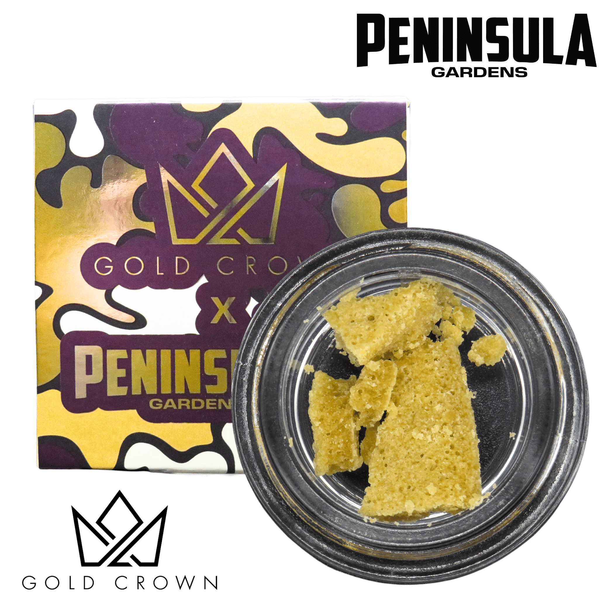 Gold Crown x Peninsula Gardens | Blue Runtz | Crumble | 1g by Gold Crown