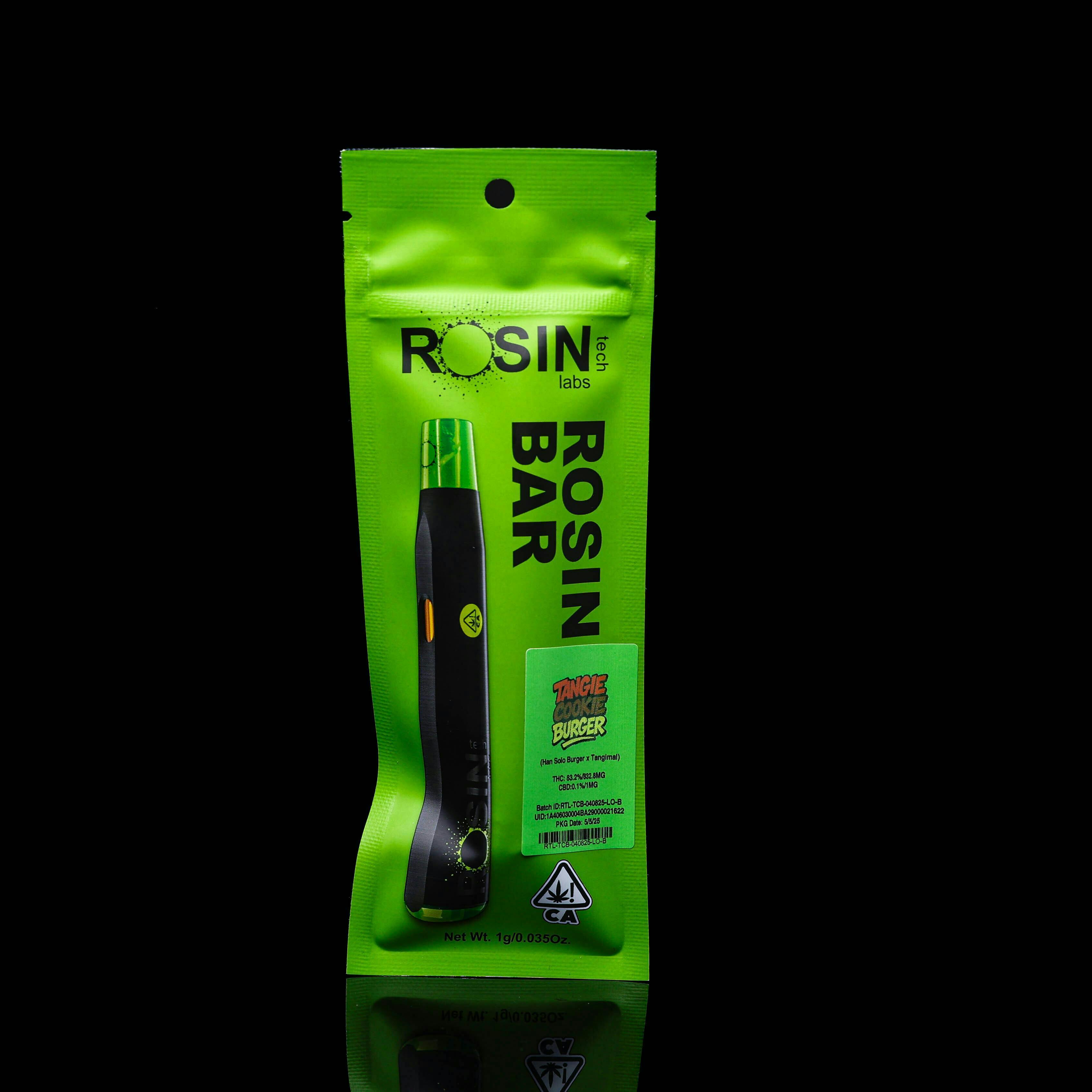 Rosin Tech Labs | Rosin Bar | Tangie Cookie Burger | Disposable | 1g