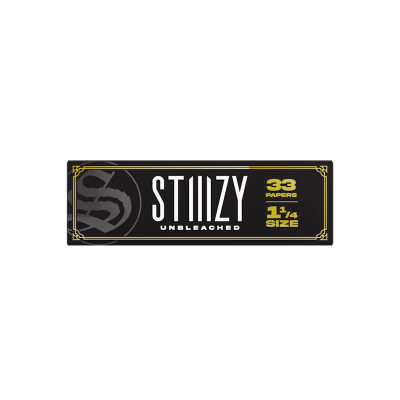 STIIIZY 1 ¼ Size Premium Rolling Papers - Unbleached, Gear