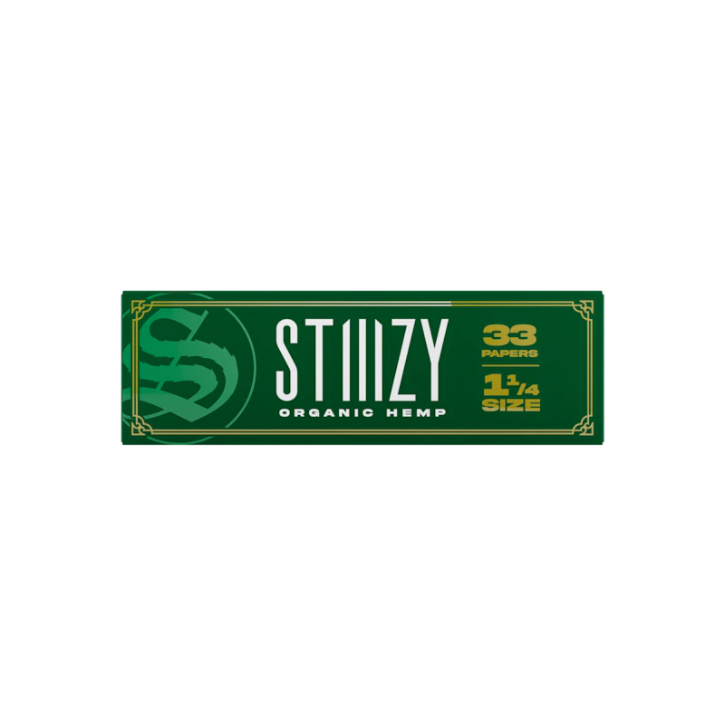 STIIIZY 1 ¼ Size Premium Rolling Papers - Organic Hemp, Gear