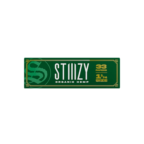 STIIIZY 1 ¼ Size Premium Rolling Papers - Organic Hemp, Gear