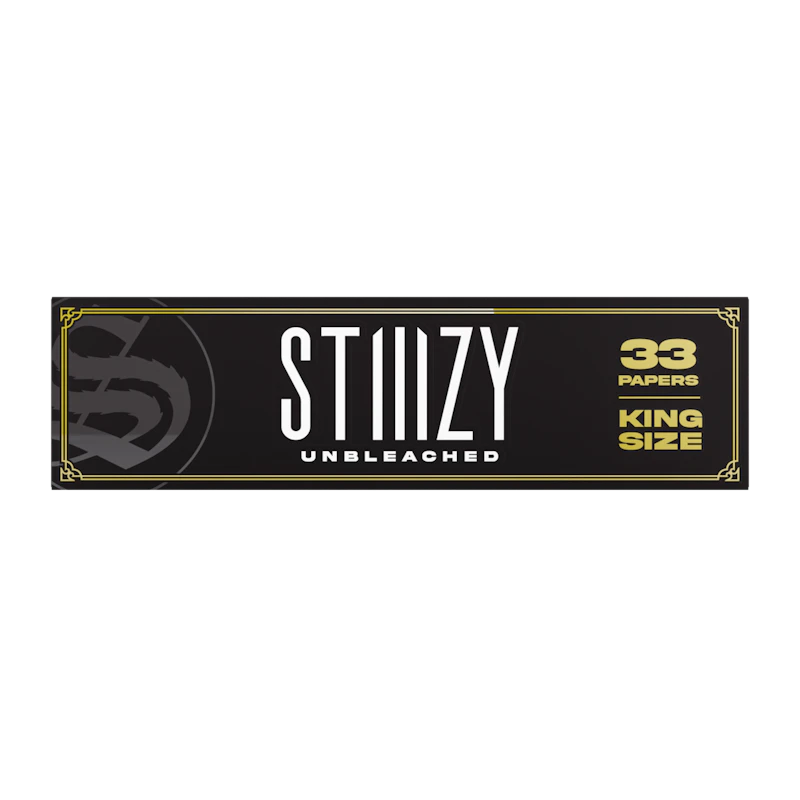 STIIIZY King Size Premium Rolling Papers - Unbleached, Gear