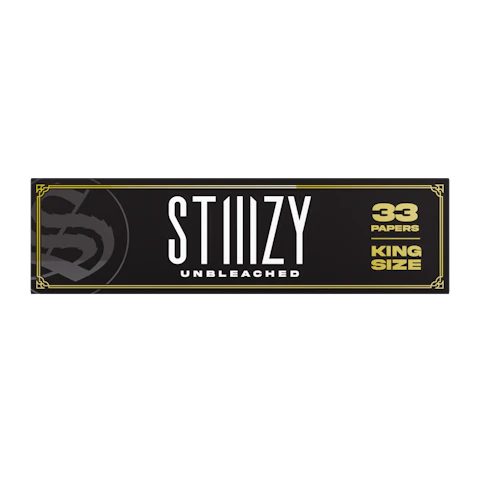 STIIIZY King Size Premium Rolling Papers - Unbleached, Gear