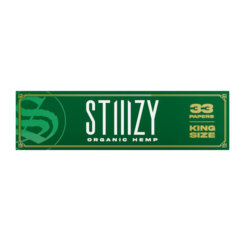 STIIIZY King Size Premium Rolling Papers - Organic Hemp, Gear