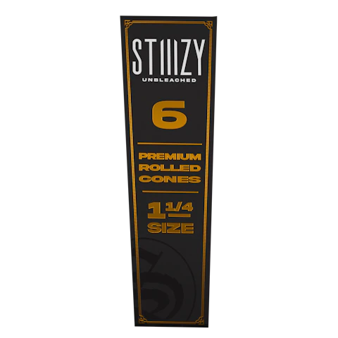STIIIZY Paper Cones - 1 ¼ Size Unbleached, Gear